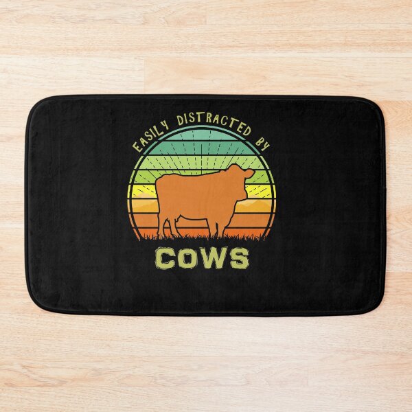 Item preview, Easily Distracted By Cows Retro Sunset Farm designed and sold by marke770.