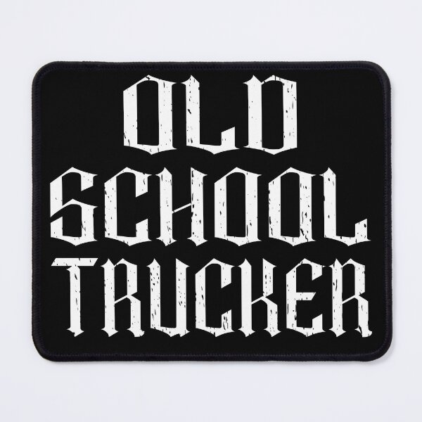 Artikelvorschau, Old School Trucker Vintage Distressed Gothic Typography entworfen und verkauft von Jt41.