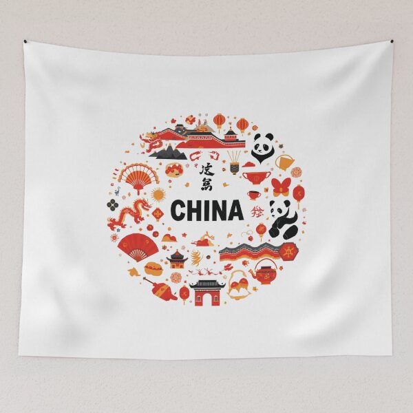 Item preview, China Culture Icons Circle Design designed and sold by Girlsale.