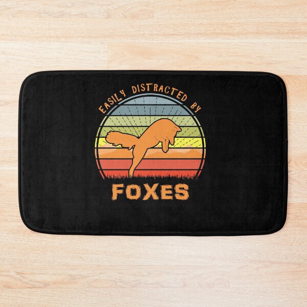 Item preview, Easily Distracted By Foxes Retro Sunset Fox designed and sold by marke770.