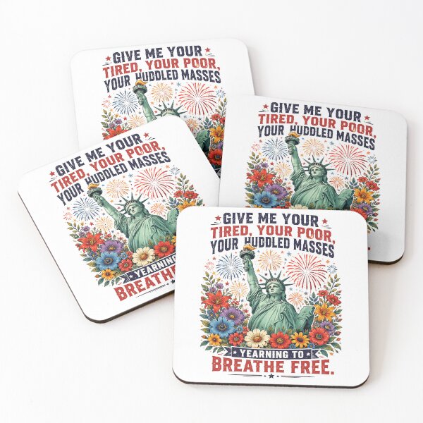 Item preview, Give Me Your Tired Your Poor Statue of Liberty 4th of July designed and sold by OlakunleOloroz.