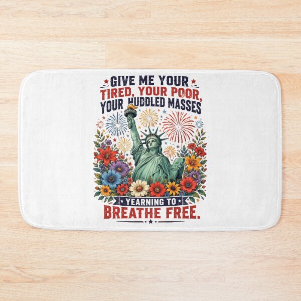 Item preview, Give Me Your Tired Your Poor Statue of Liberty 4th of July designed and sold by OlakunleOloroz.