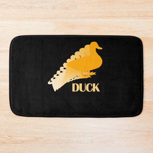 Item preview, Orange Duck Walking Silhouette Animal Graphic designed and sold by marke770.