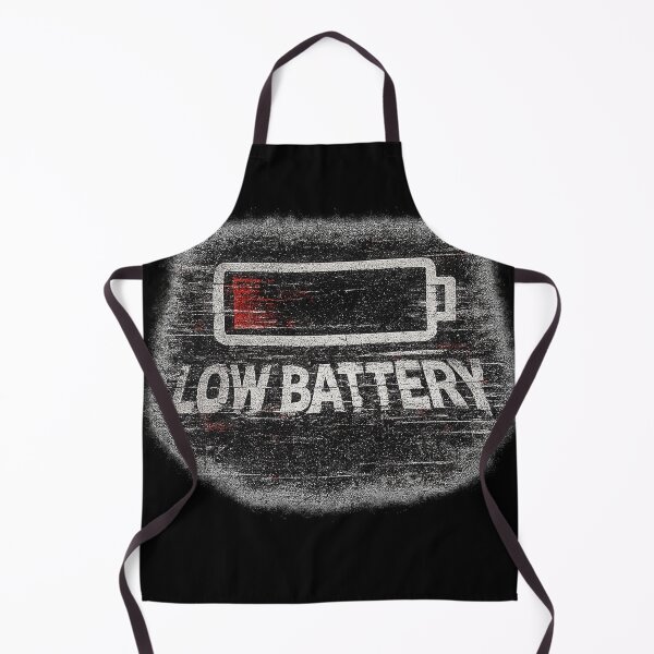Item preview, LOW BATTERY – emotional burnout glitch design designed and sold by VertigoState.