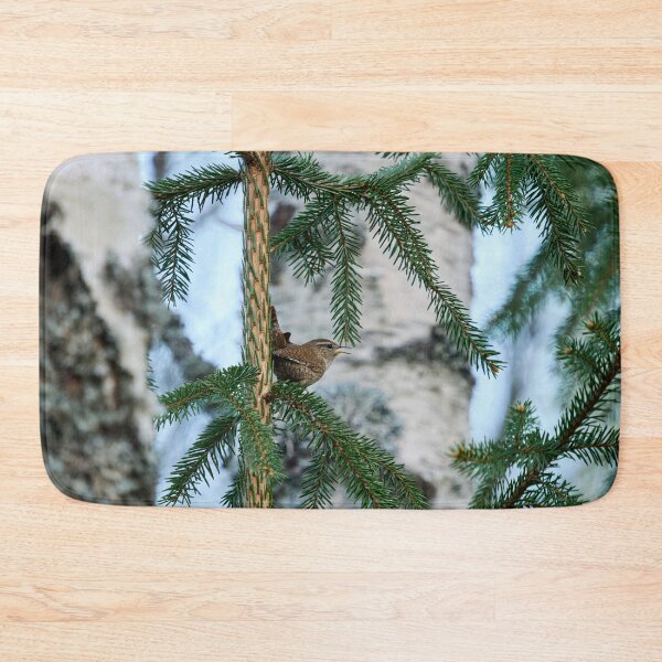 Item preview, Pending the spruce. Eurasian wren designed and sold by Jouko Lehto Photography.
