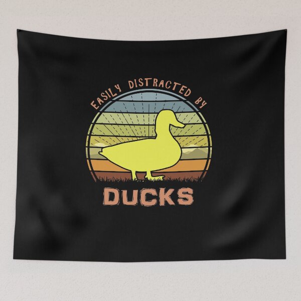 Item preview, Easily Distracted By Ducks Vintage Sunset Design designed and sold by marke770.