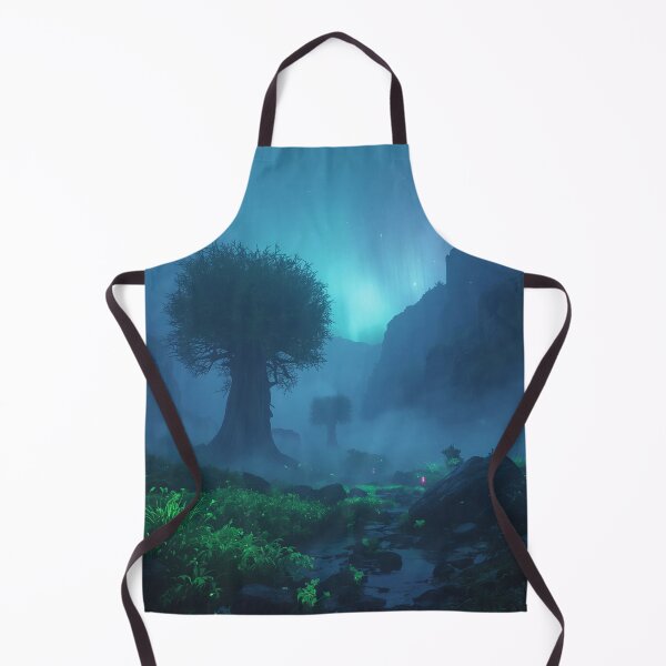 Item preview, Mist Hollow Valley Alien Fantasy Landscape designed and sold by Luminous Wilds.