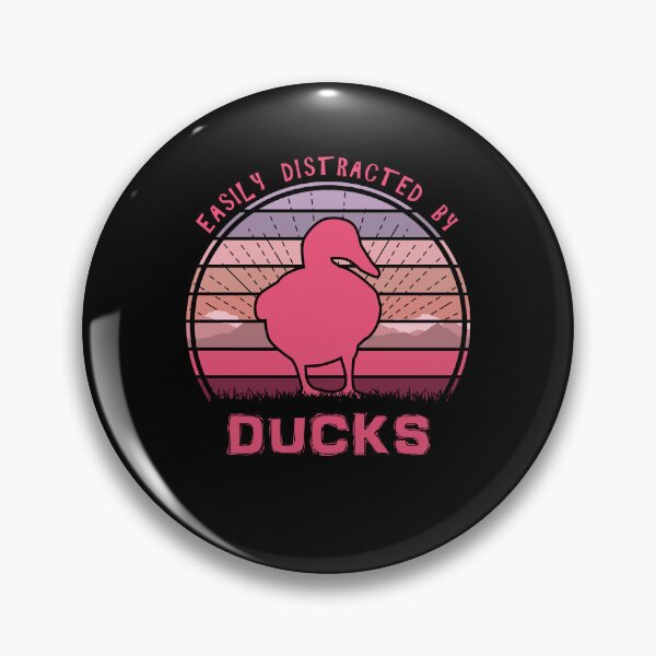 Item preview, Easily Distracted By Ducks Retro Sunset designed and sold by marke770.