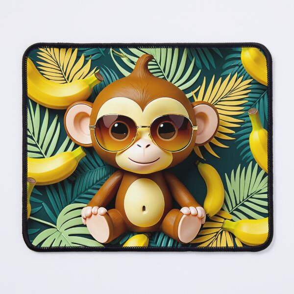 Item preview, Cute Jungle Monkey Art designed and sold by krazzyremo.