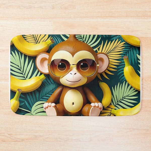 Item preview, Cute Jungle Monkey Art designed and sold by krazzyremo.