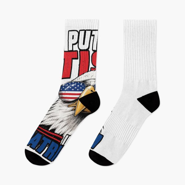 Item preview, I Put The Tism in Patriotism Retro Eagle USA Flag 4th July designed and sold by OlakunleOloroz.