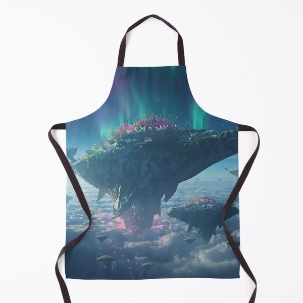 Item preview, Sky Leviathan Garden Migration Alien Fantasy Landscape designed and sold by Luminous Wilds.
