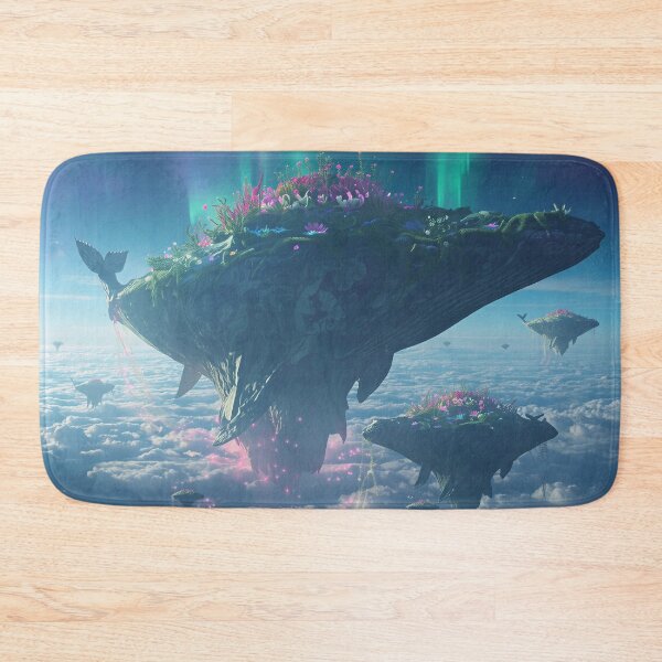Item preview, Sky Leviathan Garden Migration Alien Fantasy Landscape designed and sold by Luminous Wilds.