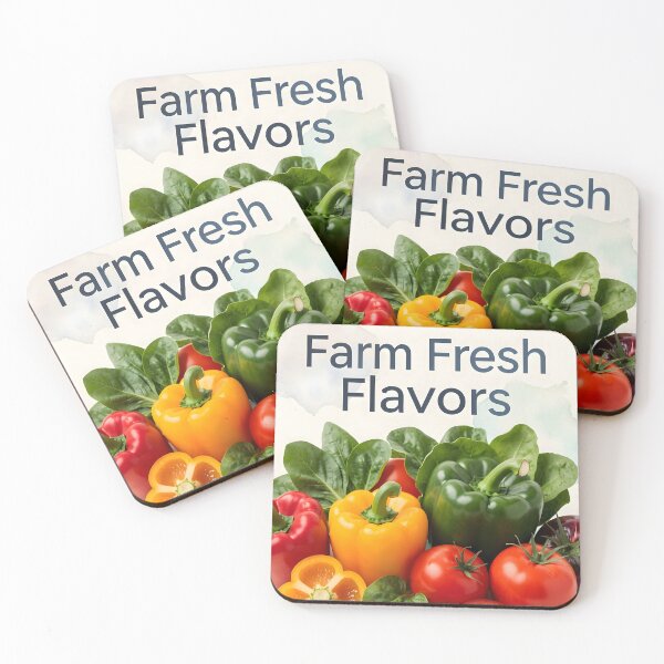 Item preview, Farm Fresh Flavors – Vegetable Recipe Kitchen Design designed and sold by EmeraldeaArt.