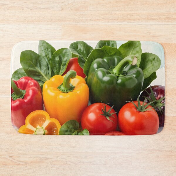 Item preview, Farm Fresh Flavors – Vegetable Recipe Kitchen Design designed and sold by EmeraldeaArt.