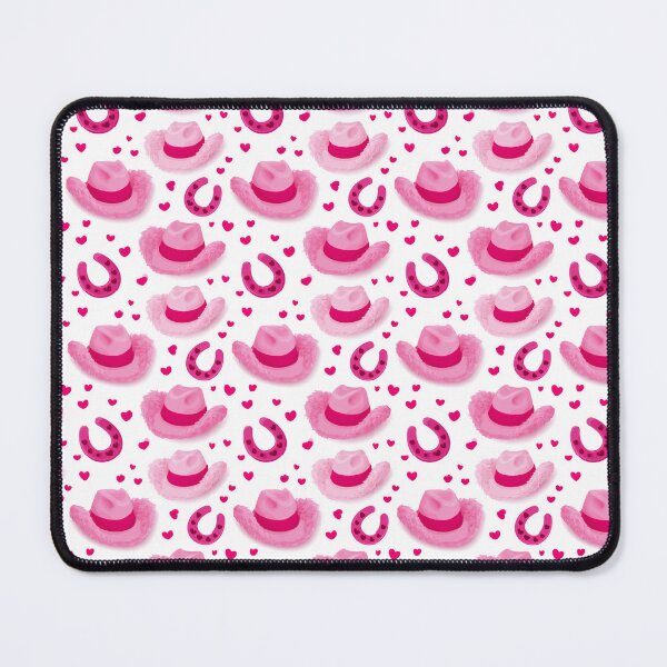 Item preview, Extra Large Pink Fuzzy Hat And Horseshoe Pattern designed and sold by igraphixart.