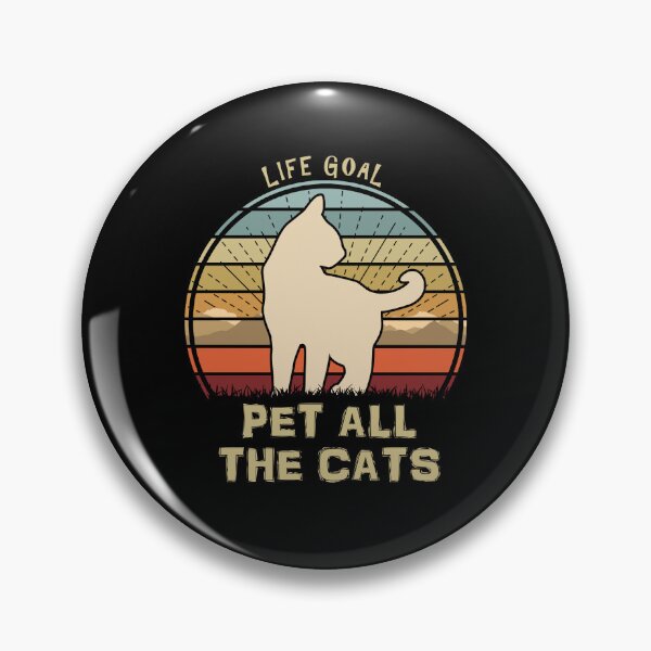 Item preview, Life Goal Pet All The Cats Vintage Sunset Feline designed and sold by marke770.