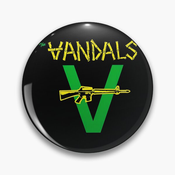Item preview, Punk Band V Logo Bullet Casing Style designed and sold by minimancece.