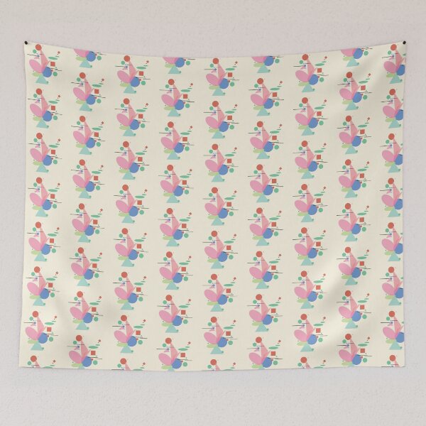 Item preview, Blooming colorful shapes  designed and sold by DalPrint.