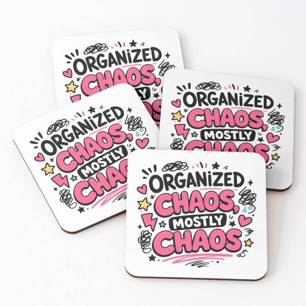 Item preview, Organized Chaos Mostly Chaos Funny ADHD Humor Design designed and sold by MonkiFlipp.