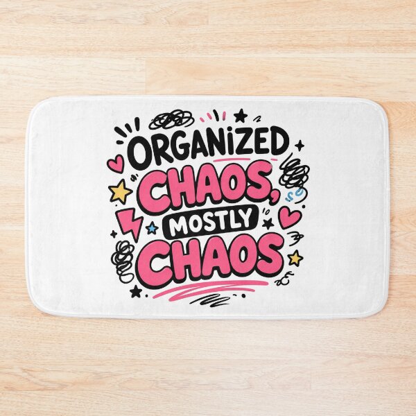 Item preview, Organized Chaos Mostly Chaos Funny ADHD Humor Design designed and sold by MonkiFlipp.