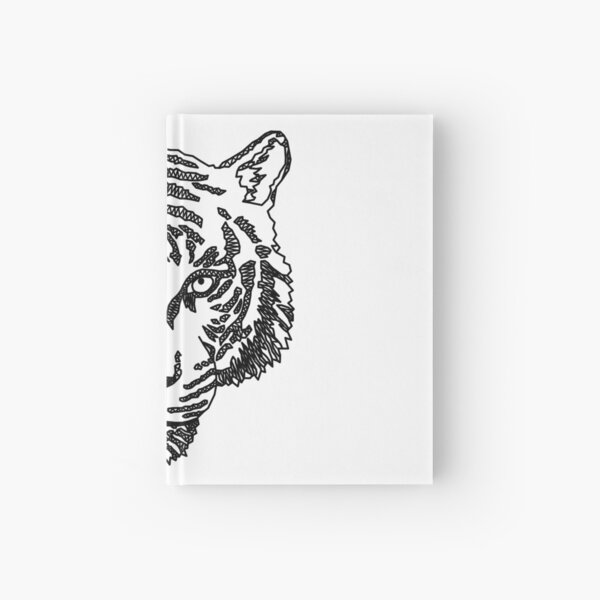 Notizbucher Tiger Umriss Redbubble