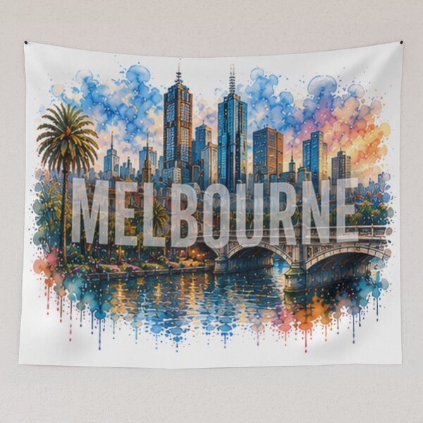 Aperçu de l'œuvre Melbourne créée et vendue par VelumStudio.