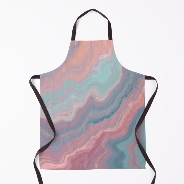 Item preview, Peach Teal Marble Rock Lines designed and sold by SeaStarAlex.