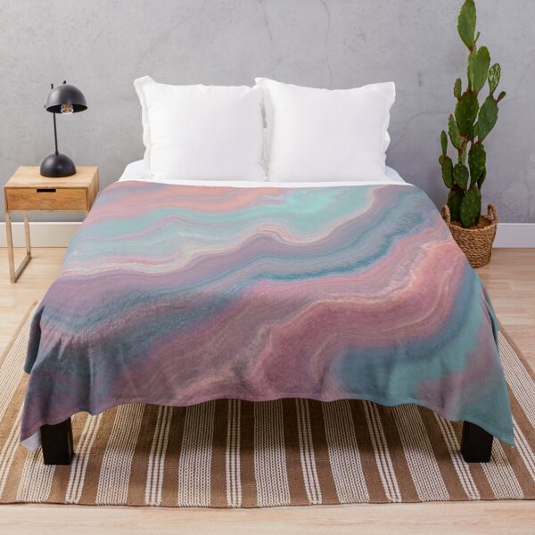 Item preview, Peach Teal Marble Rock Lines designed and sold by SeaStarAlex.