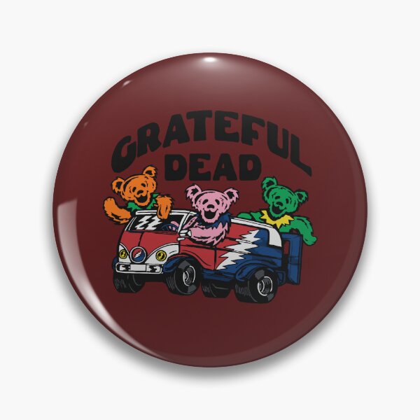 Item preview, Grateful Dead Dancing Bears Riding Retro Van Tour designed and sold by Poppyfashions.