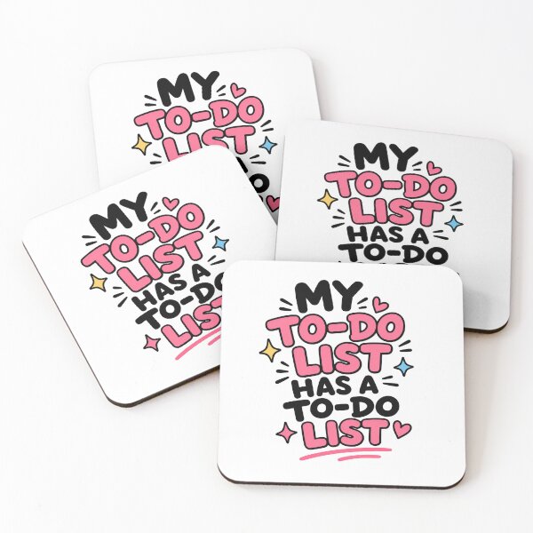 Item preview, My To-Do List Has A To-Do List Funny Productivity Humor Design designed and sold by MonkiFlipp.