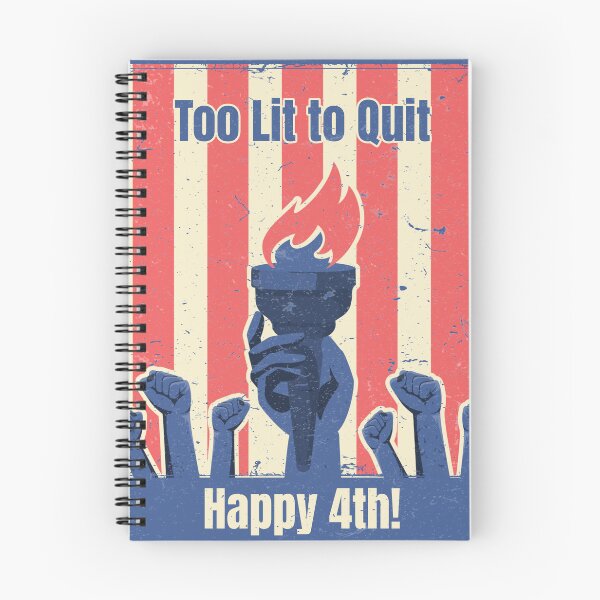 Item preview, Too Lit to Quit (Happy 4th!) designed and sold by TRS26.