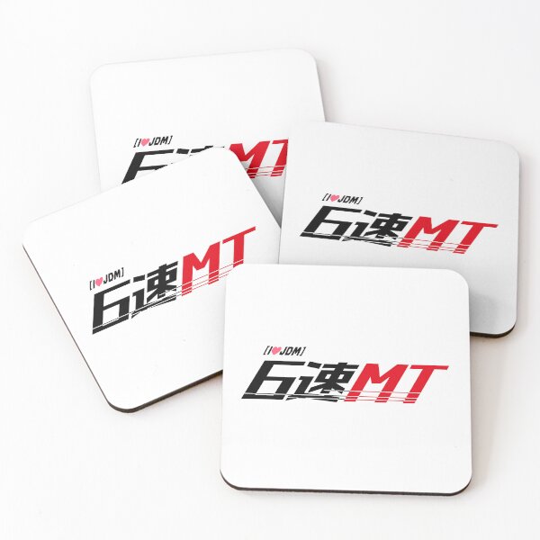 Item preview, 6速MT（"6-speed manual") Logo T-Shirt - Minimalist JDM Edition designed and sold by INITIAL SHIBA.