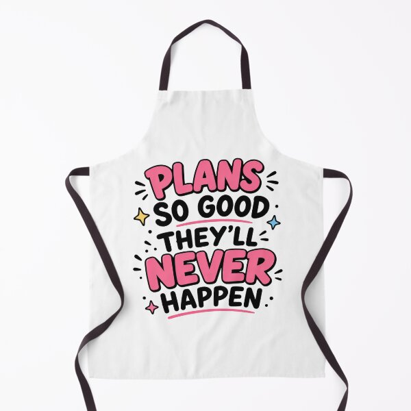 Item preview, Plans So Good They'll Never Happen Funny Planner Humor Design designed and sold by MonkiFlipp.