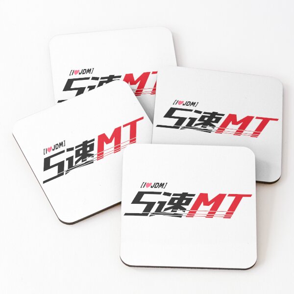Item preview, 5速MT（"5-speed manual") Logo T-Shirt - Minimalist JDM Edition designed and sold by TokyoGearheads.