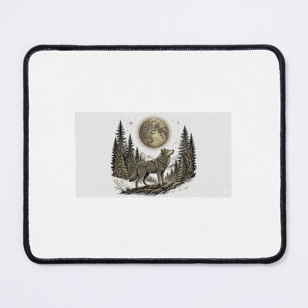 Item preview, Golden Moon Wolf Design designed and sold by SKJWorldprints.