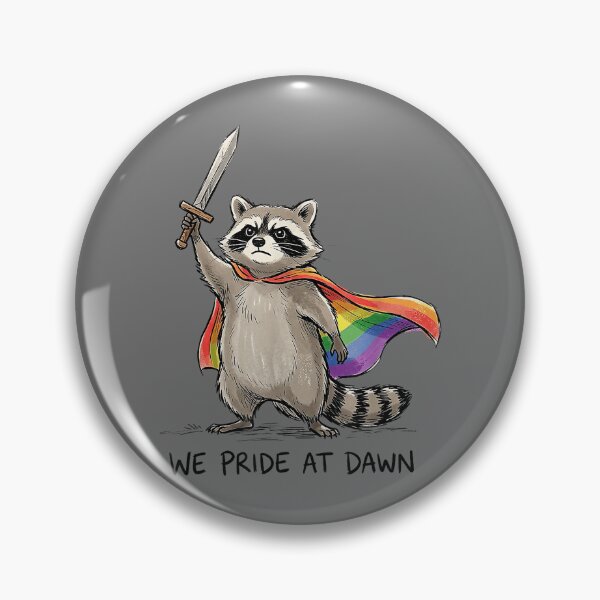 Item preview, We Pride At Dawn Funny LGBTQ Month Raccoon Rainbow Men Women designed and sold by KristineLi.