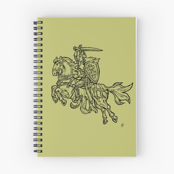 Item preview, Vytis Lithuanian Knight Illustration designed and sold by JustasVebra.