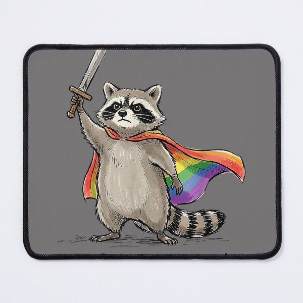 Item preview, We Pride At Dawn Funny LGBTQ Month Raccoon Rainbow Men Women designed and sold by KristineLi.