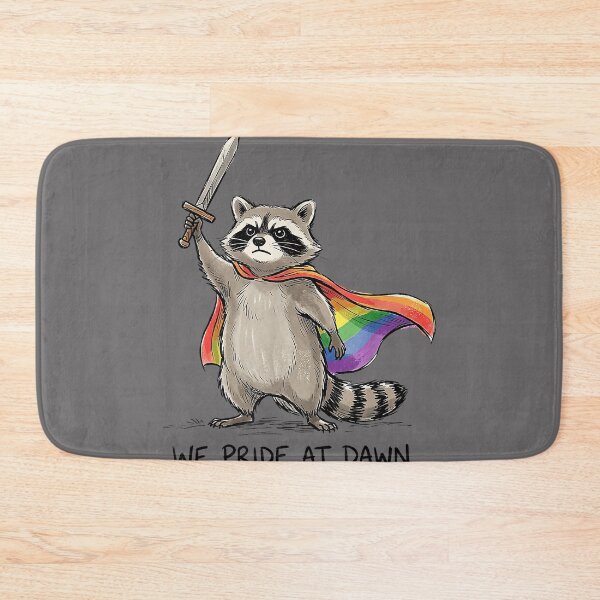 Item preview, We Pride At Dawn Funny LGBTQ Month Raccoon Rainbow Men Women designed and sold by KristineLi.