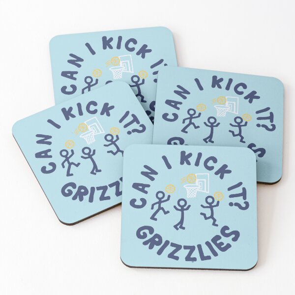 Item preview, Memphis Grizzlies Can I Kick It Basketball Stickman Art designed and sold by Poppyfashions.