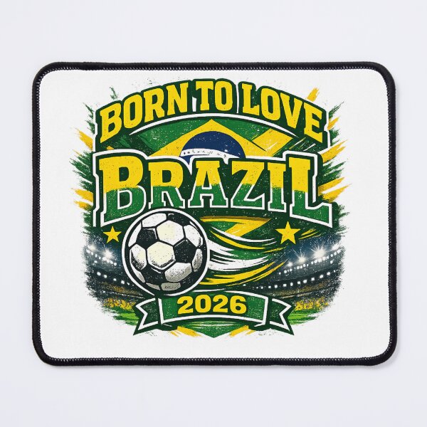 Item preview, Born To Love Brazil Soccer 2026 designed and sold by PACS0011.