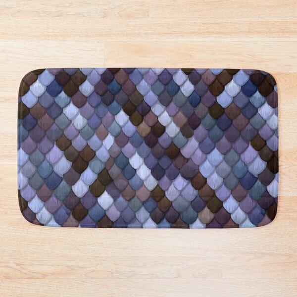 Item preview, Blue and Purple Mosaic Scales Pattern designed and sold by Piotrek0001.
