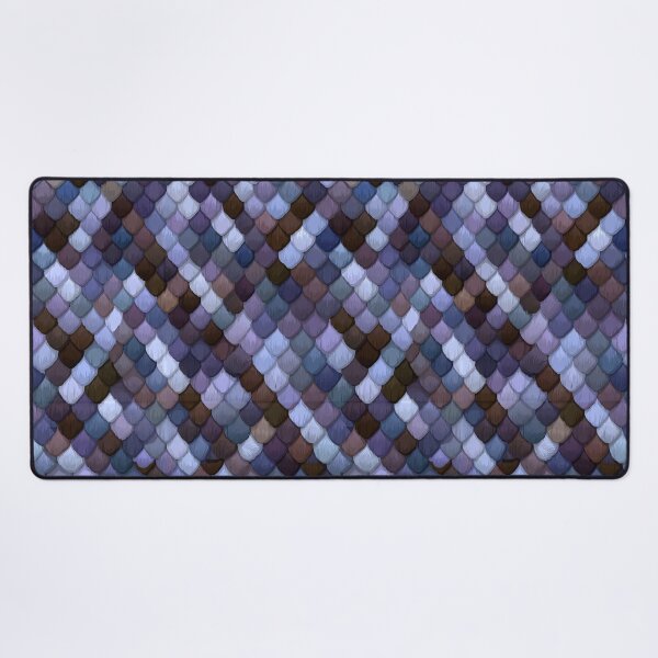 Item preview, Blue and Purple Mosaic Scales Pattern designed and sold by Piotrek0001.
