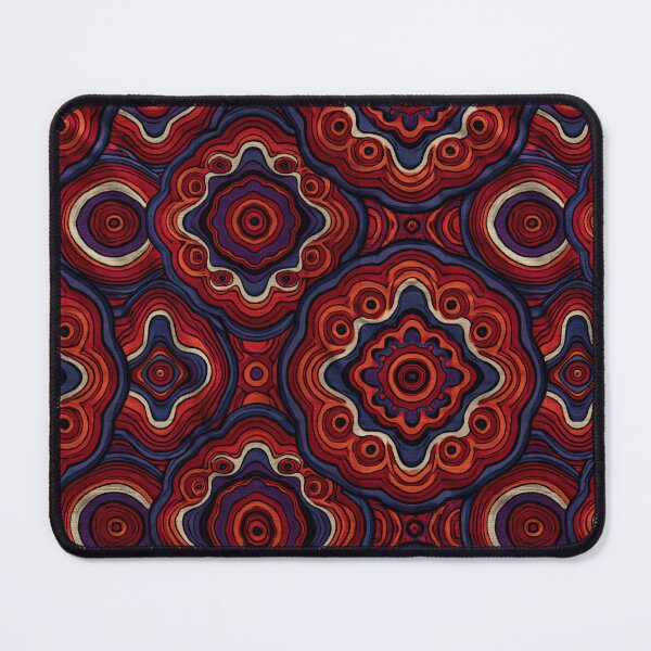Item preview, Red and Black Mandala Ornament Design designed and sold by Piotrek0001.