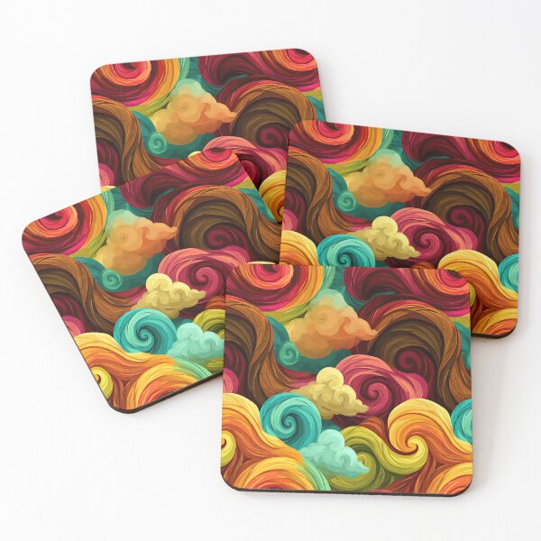 Item preview, Whimsical Sky and Cloud Swirls Art designed and sold by Piotrek0001.