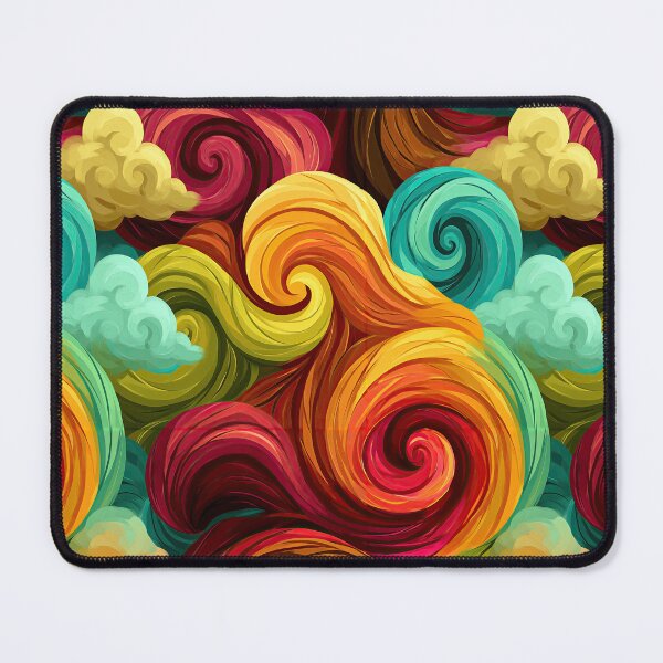 Item preview, Whimsical Sky and Cloud Swirls Art designed and sold by Piotrek0001.