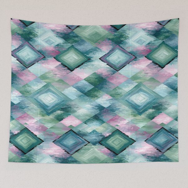 Item preview, Emerald Geometric Crystal Tiles designed and sold by Piotrek0001.