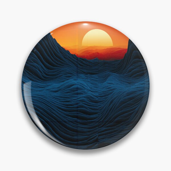 Item preview, Dark Mountain Horizon Sunset Landscape designed and sold by Piotrek0001.