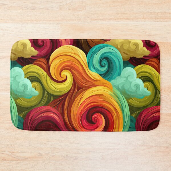 Item preview, Whimsical Sky and Cloud Swirls Art designed and sold by Piotrek0001.